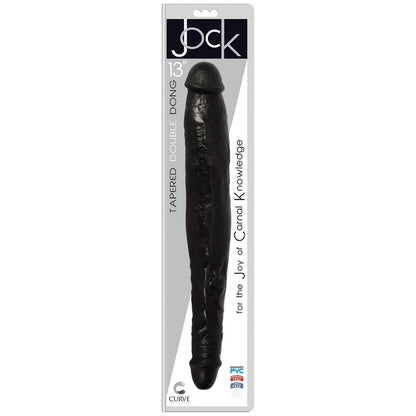 Jock 13 Inch Tapered Double Dong Black