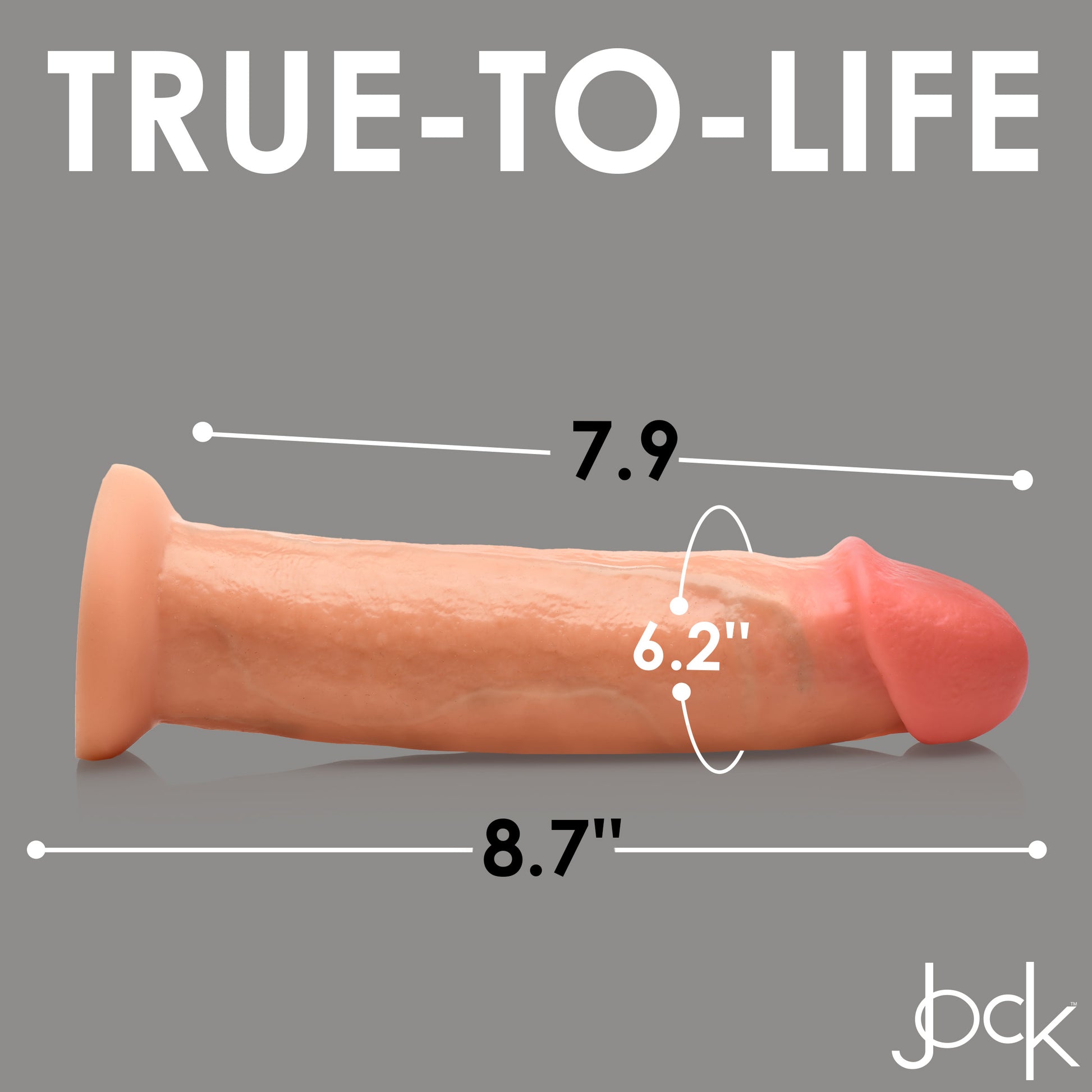 Real Skin Silicone Dildo - Inch