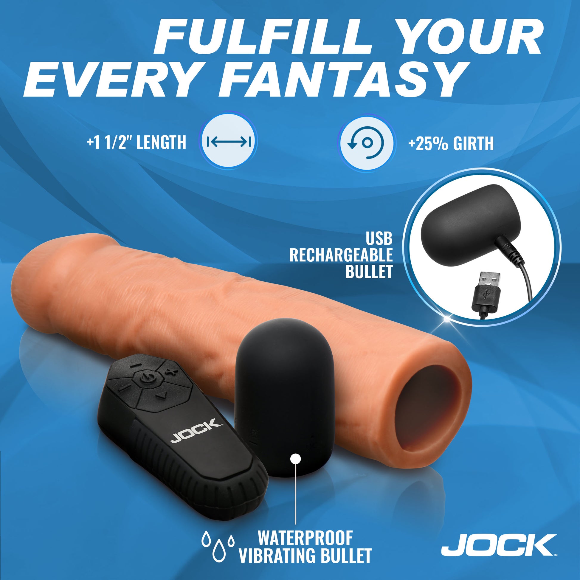 Enhancers Vibrating Penis Extension W/ Remote - Light MS - My Secret Sex Toy Delivery Enhancers Vibrating Penis Extension W/ Remote - Light MS - My Secret Sex Toy Delivery