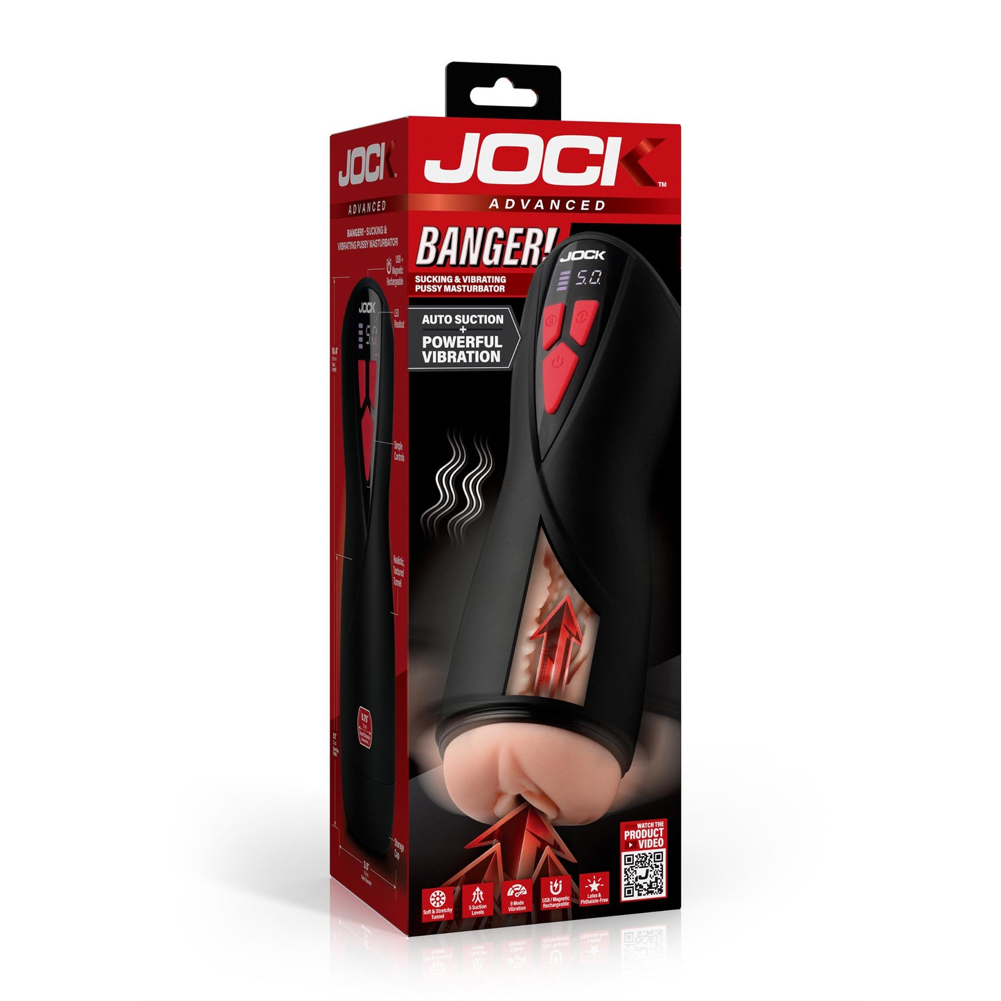 Banger Sucking & Vibrating Pussy Masturbator