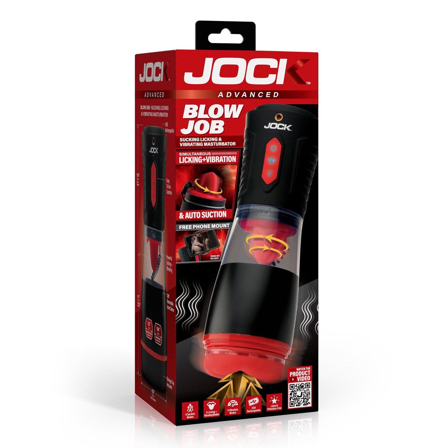 Blow Job Sucking, Licking, And Vibrating Masturbator