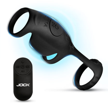 Blitz Vibrating Penis Sleeve C-ring W/ Remote