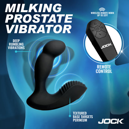 P-force Milking Silicone Prostate Vibrator W/ Remote