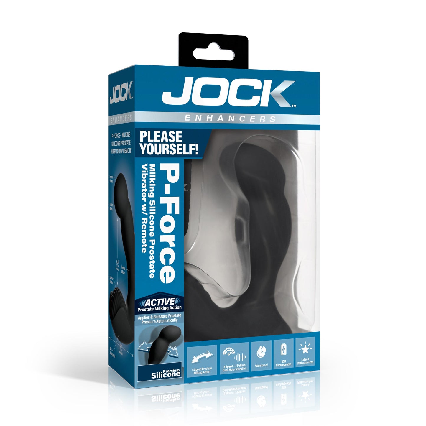 P-force Milking Silicone Prostate Vibrator W/ Remote