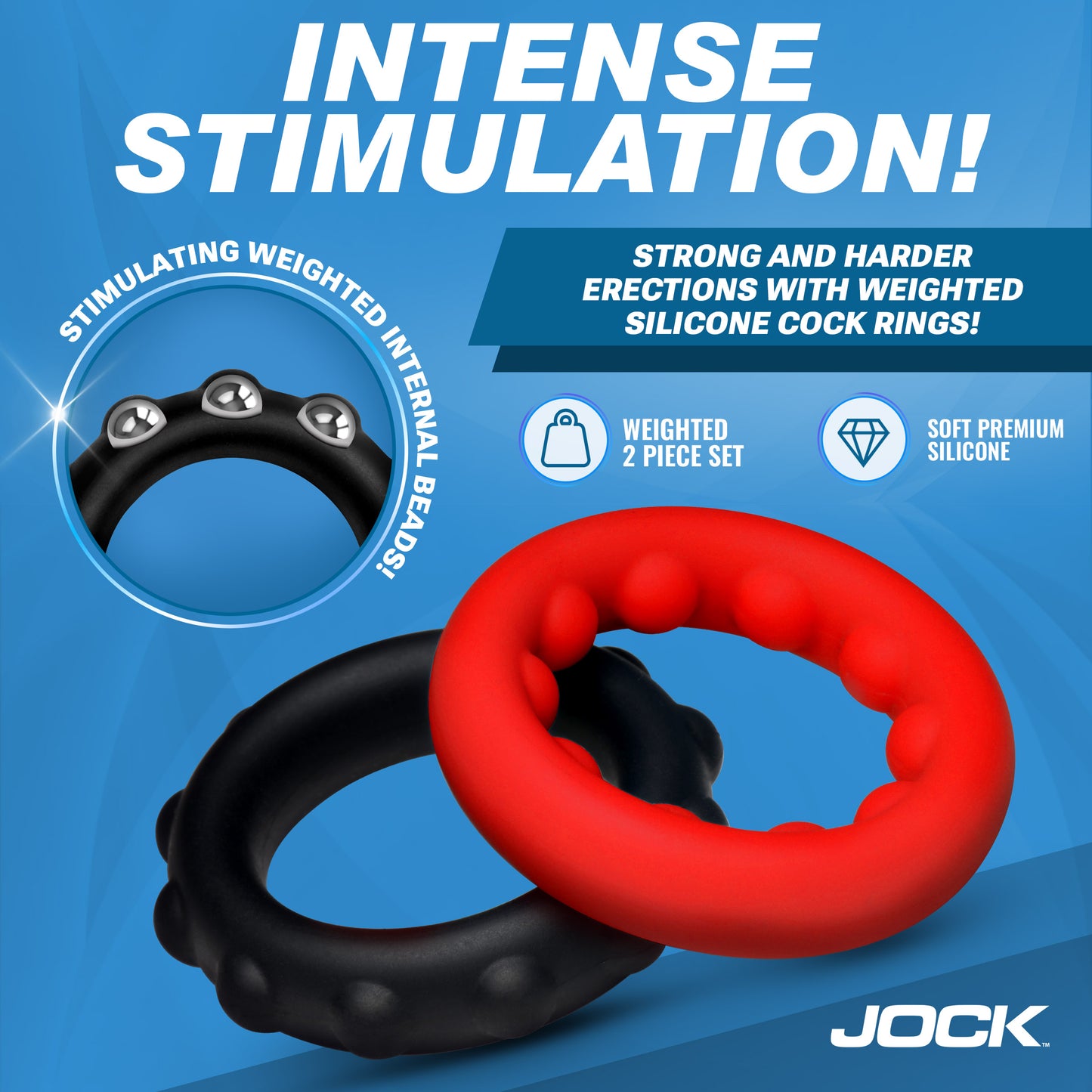 Weighted Silicone C-ring Set