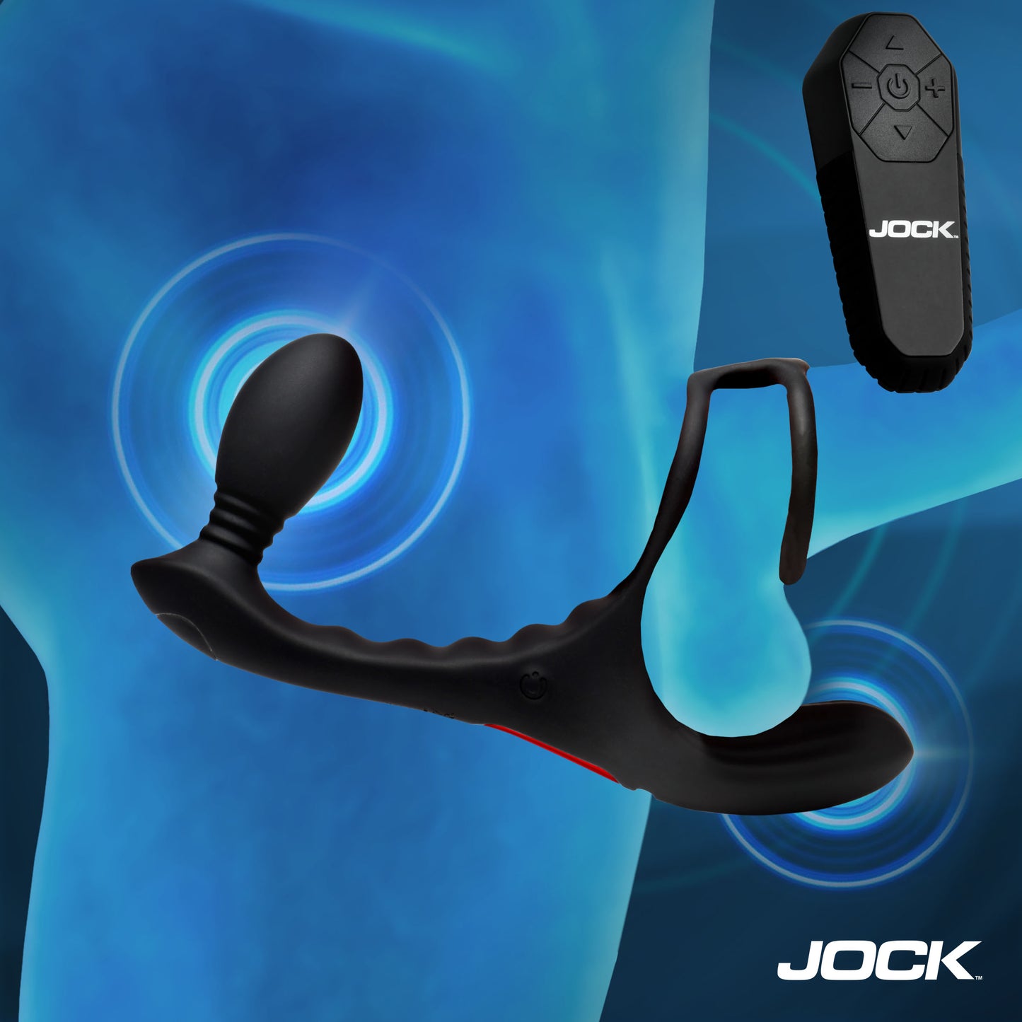 Triple Rush Vibrating C-ring & Anal Plug W/ Remote