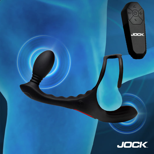 Triple Rush Vibrating C-ring & Anal Plug W/ Remote