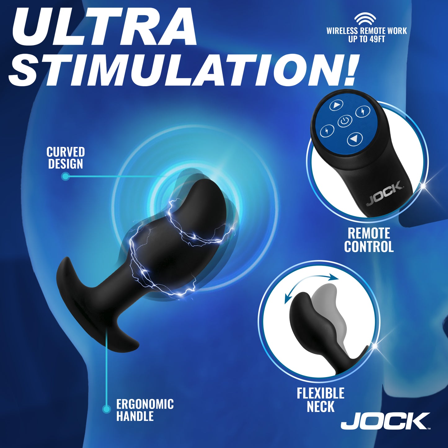 Volt E-stim Curved Prostate Plug