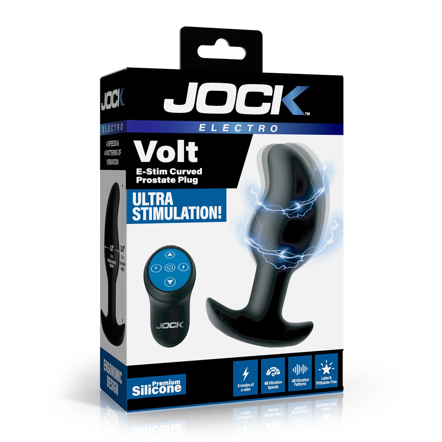 Volt E-stim Curved Prostate Plug