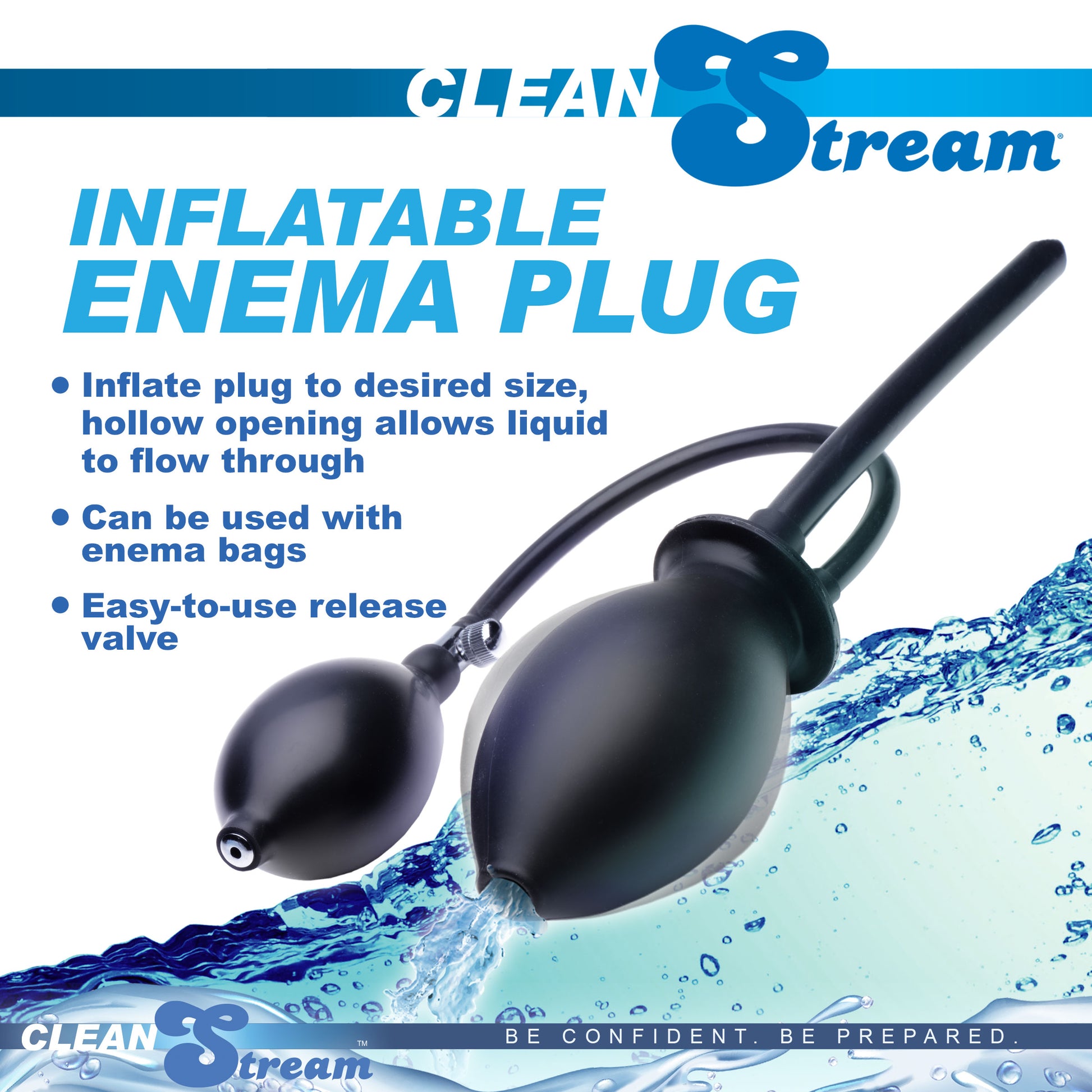 Cleanstream Inflatable Enema Plug MS - My Secret Sex Toy Delivery Cleanstream Inflatable Enema Plug MS - My Secret Sex Toy Delivery