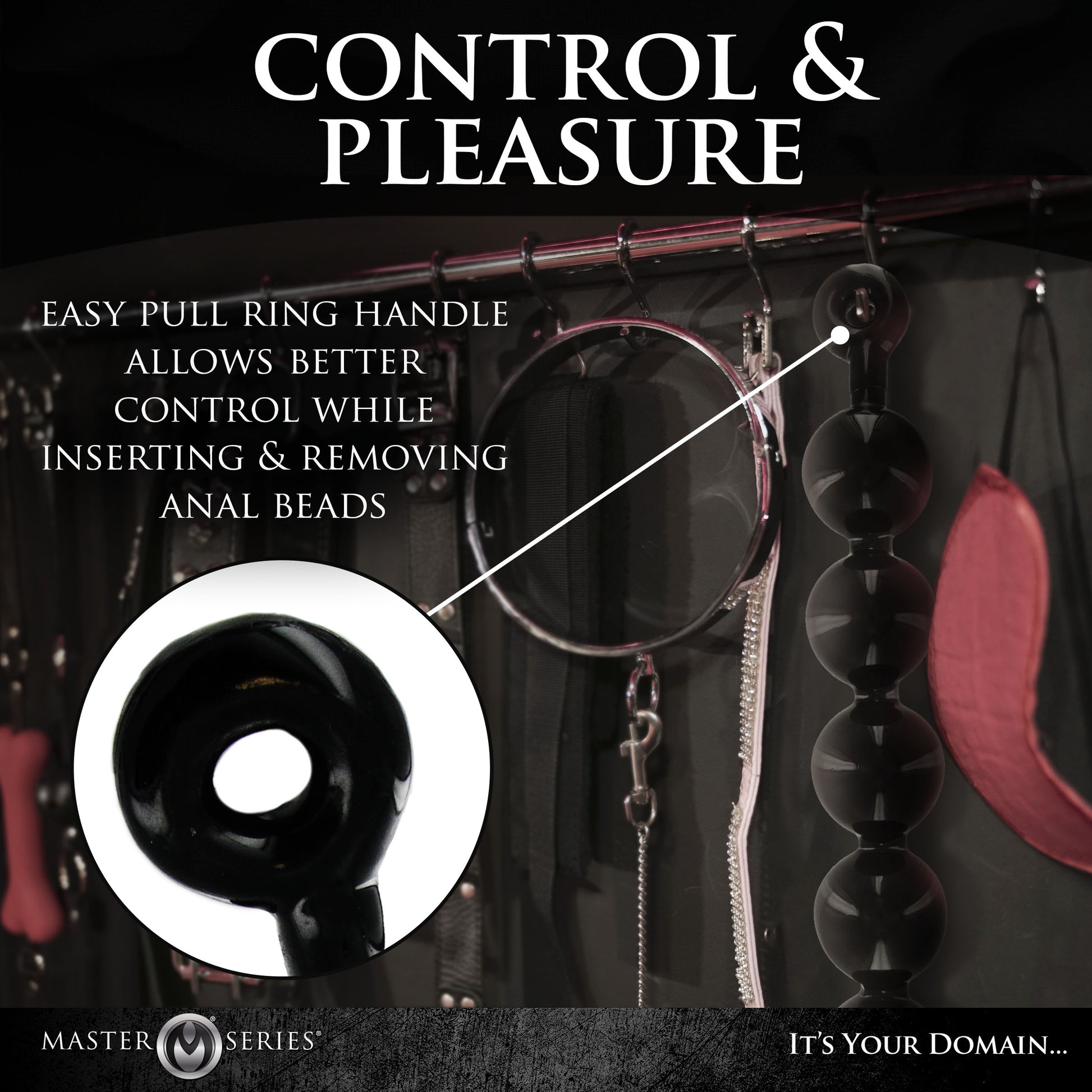 Black Baller Anal Beads MS - My Secret Sex Toy Delivery Black Baller Anal Beads MS - My Secret Sex Toy Delivery