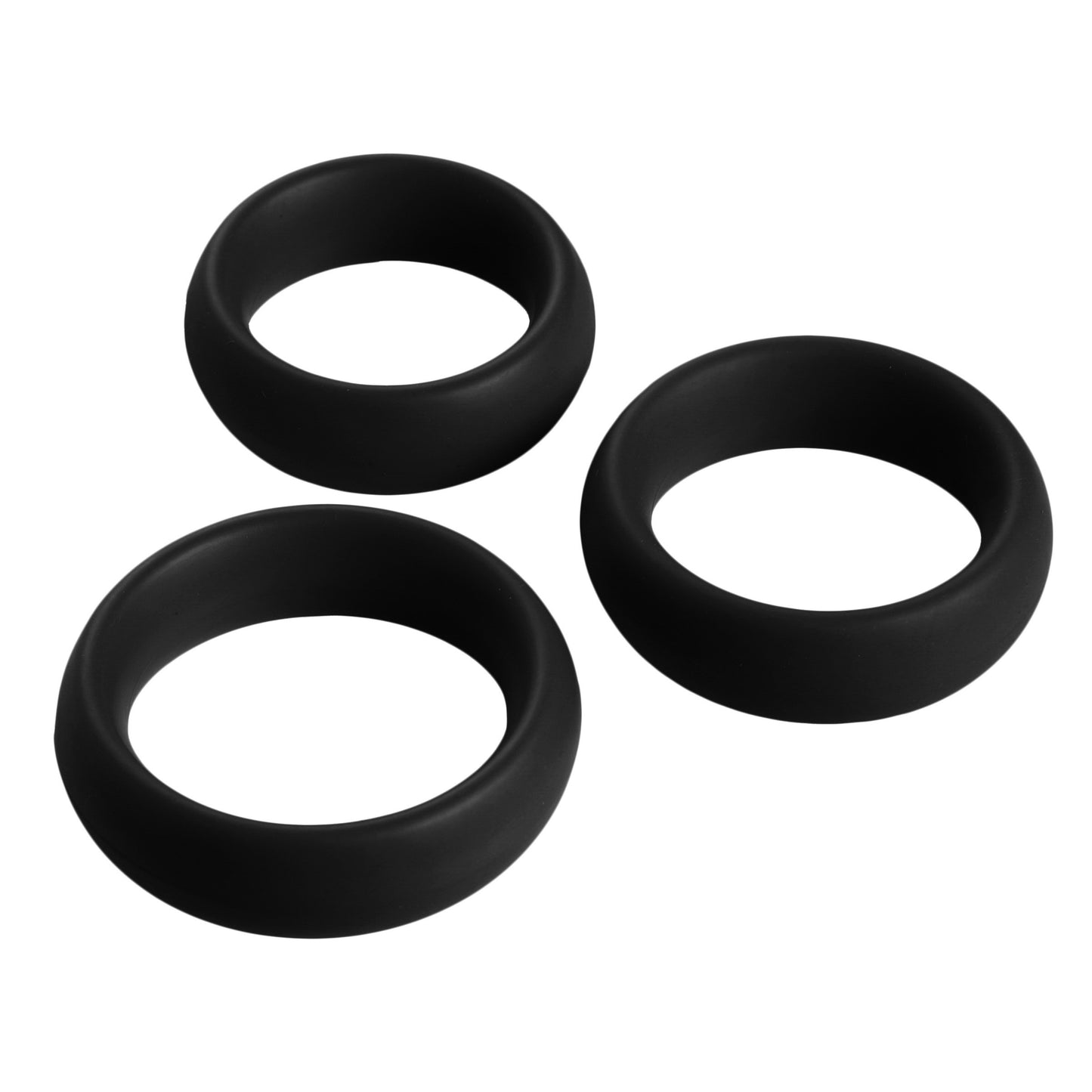 3 Piece Silicone Cock Ring Set