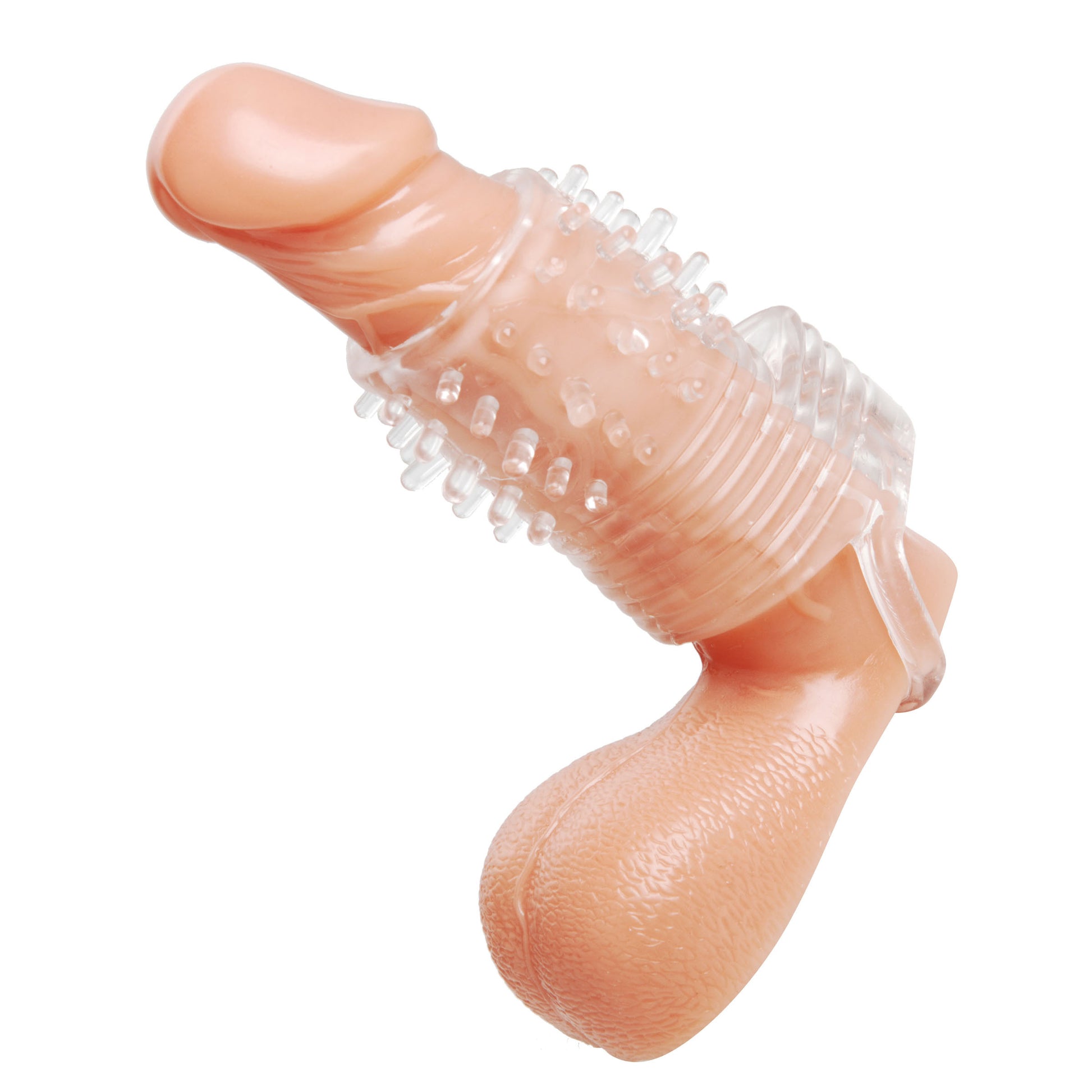 Clear Sensations Vibrating Textured Erection Sleeve