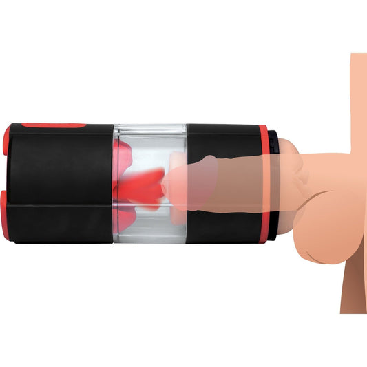 Flicking Tongue Masturbator