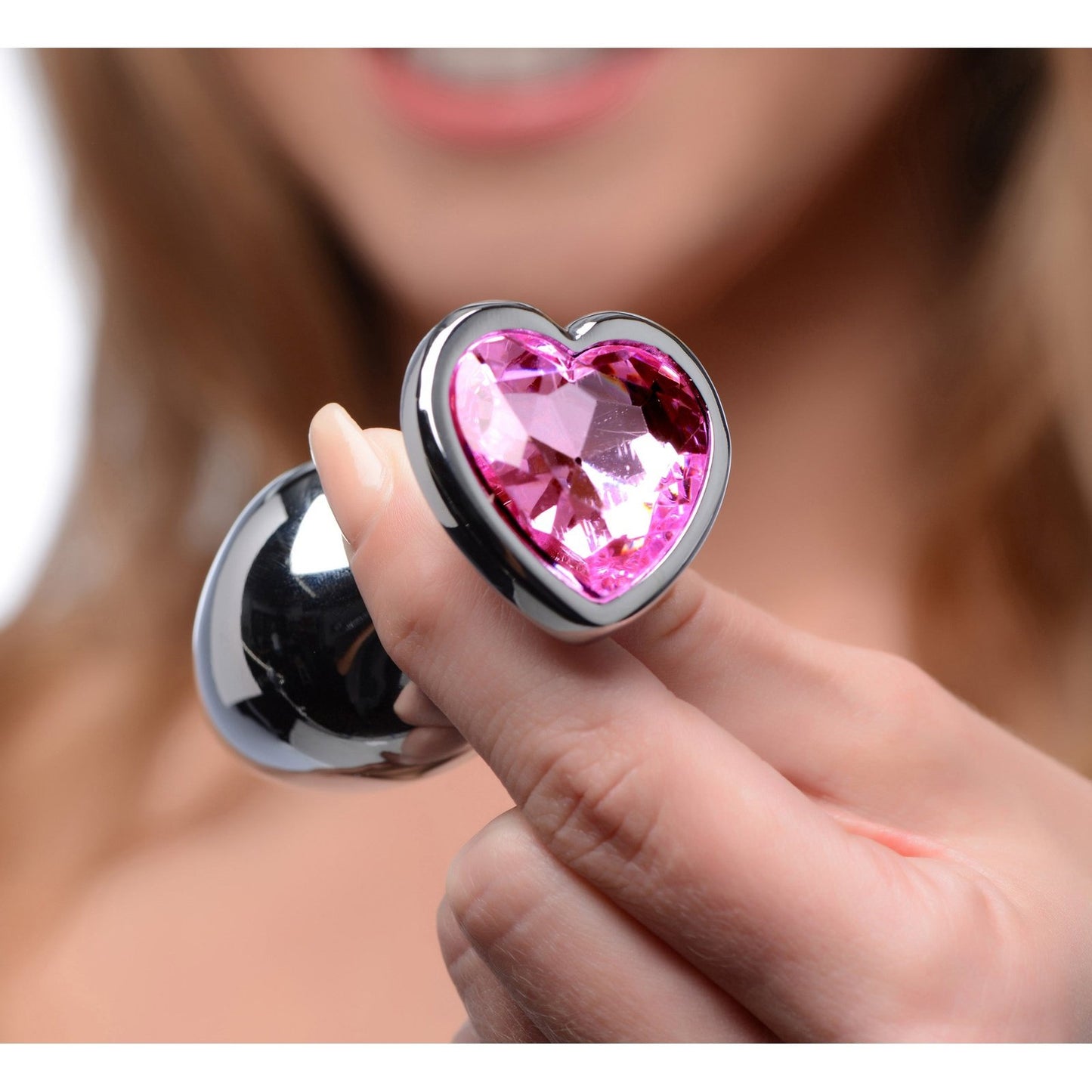 Pink Heart Anal Plug Set