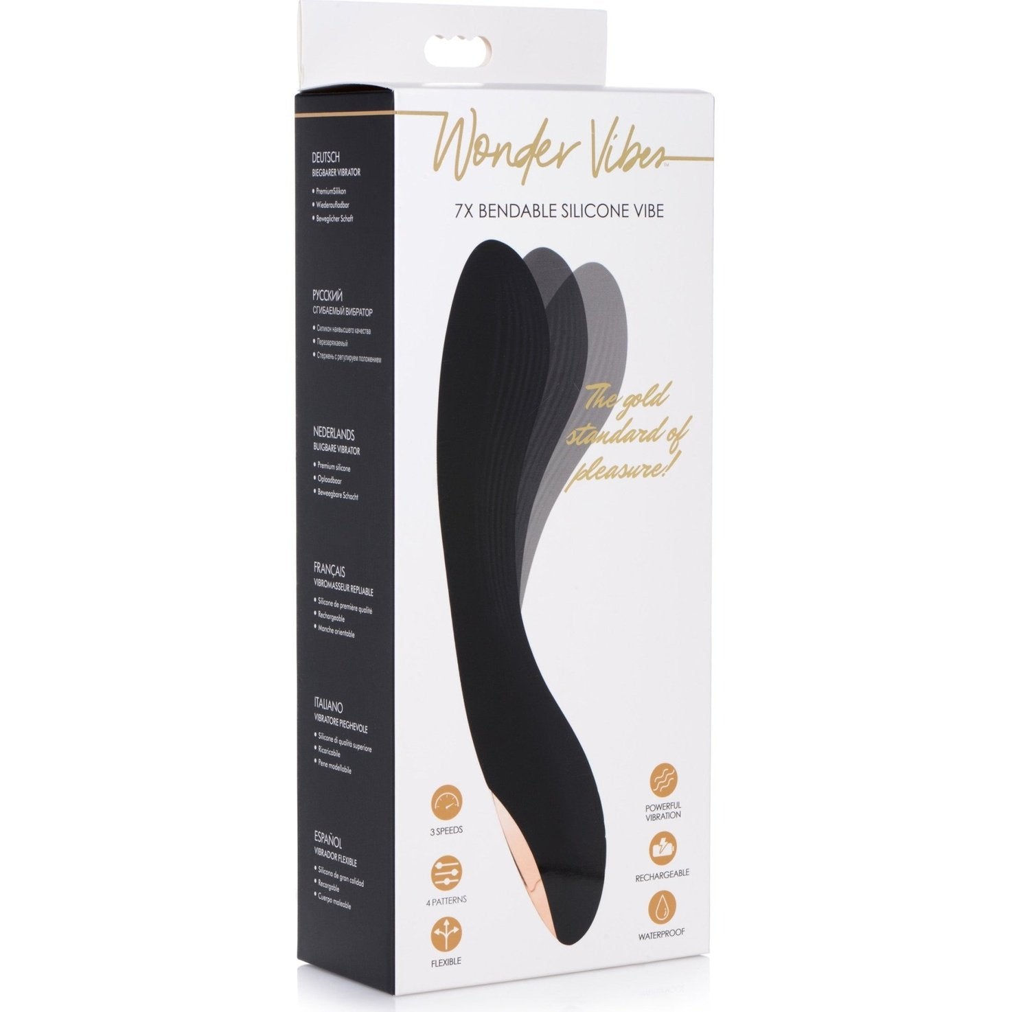 7x Bendable Silicone Vibrator  MS - My Secret Sex Toy Delivery