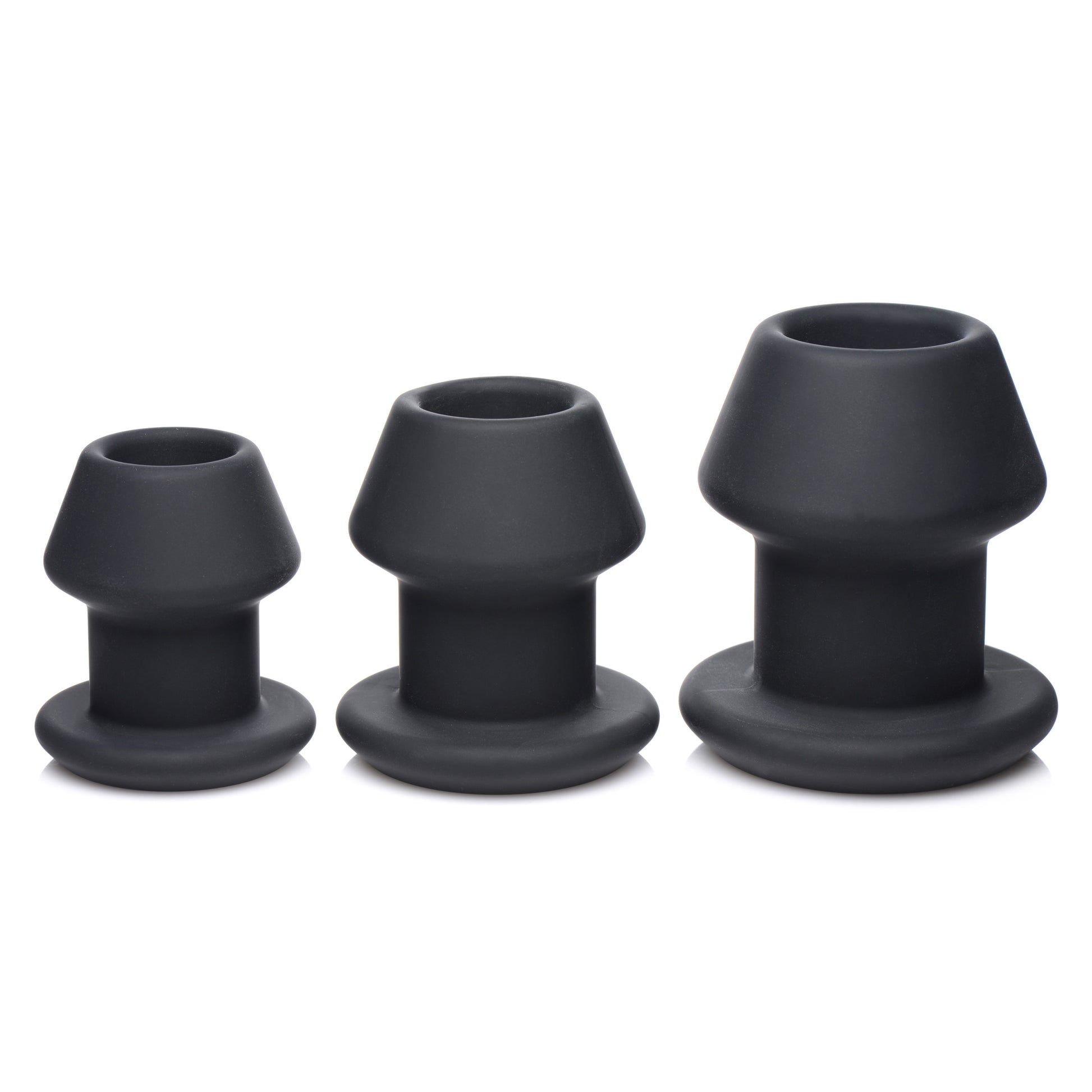 Gape-grommets 3 Piece Hollow Silicone Anal Dilator Set MS - My Secret Sex Toy Delivery Gape-grommets 3 Piece Hollow Silicone Anal Dilator Set MS - My Secret Sex Toy Delivery