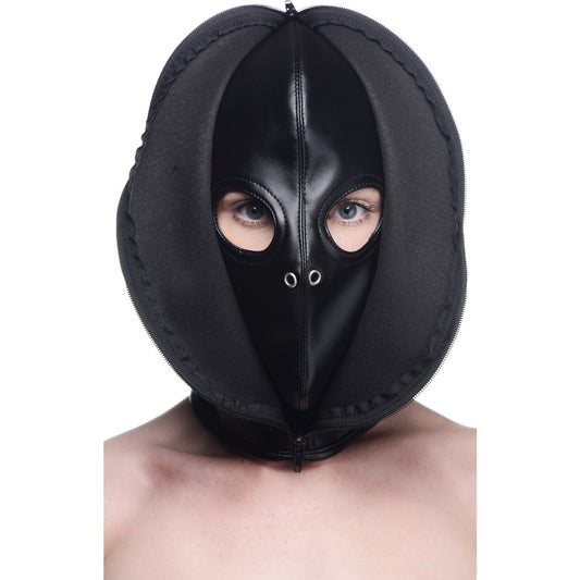 Zip Front Bondage Hood