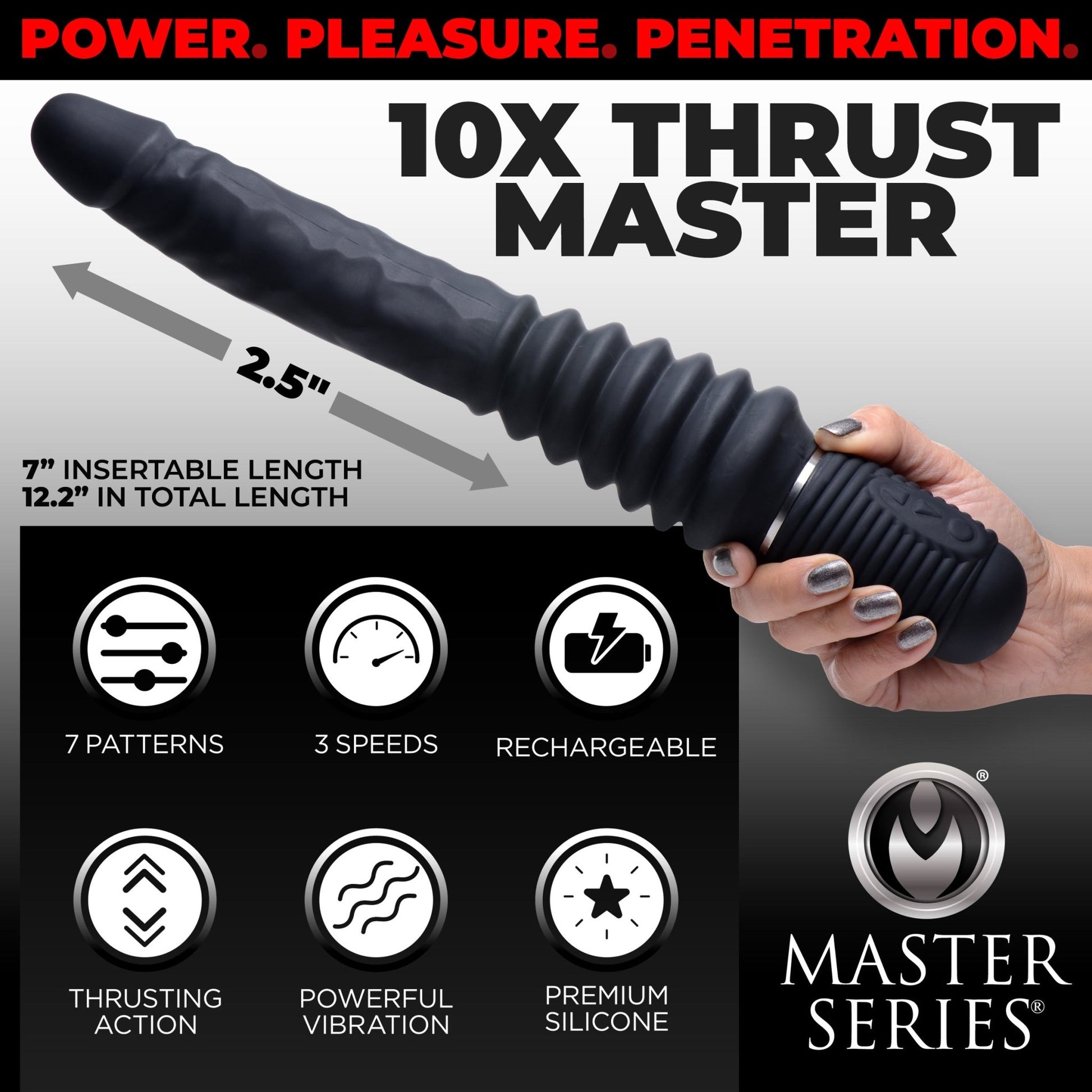 10x Silicone Vibrating And Thrusting Dildo MS - My Secret Sex Toy Delivery 10x Silicone Vibrating And Thrusting Dildo MS - My Secret Sex Toy Delivery