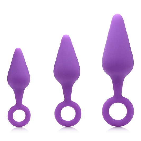 Rump Ringers 3 Piece Silicone Anal Plug Set