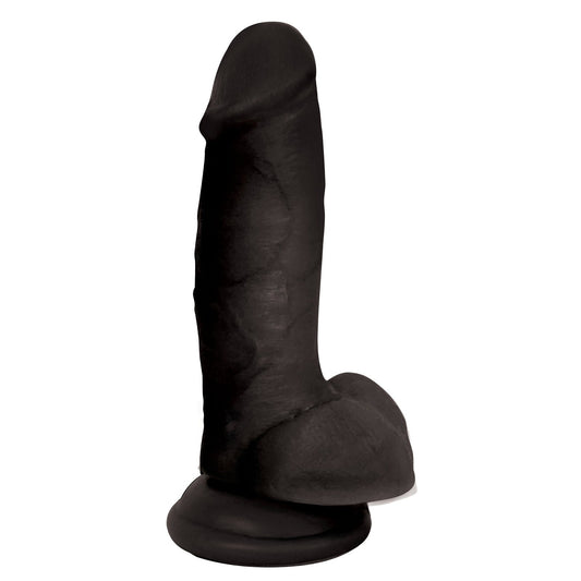 Jock 7 Inch Dildo With Balls - Black